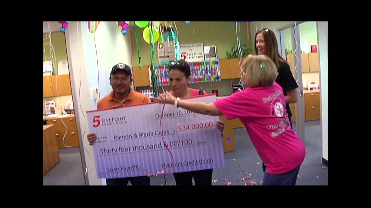 FivePoint Credit Union Loan Payoff Winners September 2013 YouTube FivePoint Credit Union Loan Payoff Winners September 2013 YouTube