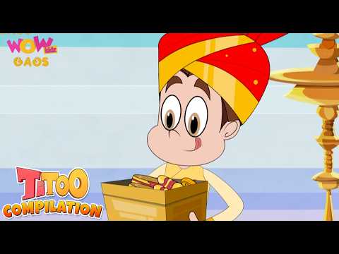 Titoo Ki Shaadi Mein Masti | Titoo Funny Cartoon Compilation | Hindi Cartoon for Kids #titoo