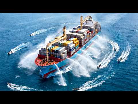 The Crazy Techniques Cargo Ships Use to Fight Pirates in the Middle of the Ocean