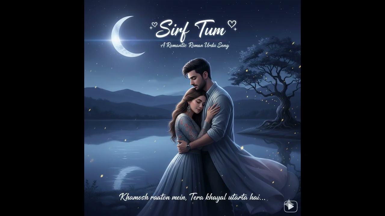 Sirf Tum Ho  Soulful Romantic Poetry  Khamosh Raaton Mein  #LoveSong #UrduSong