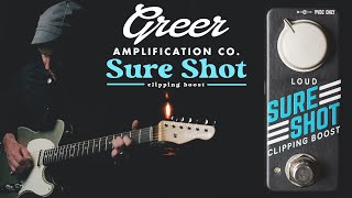 Demos in the Dark // Greer Amps Sure Shot Clipping Boost // Guitar Pedal Demo