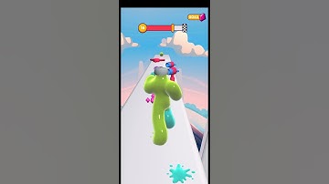 NOOB vs PRO vs HACKER in Blob Runner 3D #bbdd #trending #asmr #gameplay #walkthrough(4)