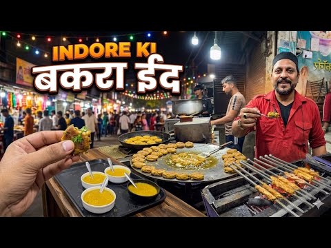 INDORE KI BAKRA EID | Non Veg Street Food In Khajrana | Full Vlog