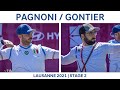 Federico pagnoni v adrien gontier  compound men semi  lausanne 2021 hyundai archery world cup s2