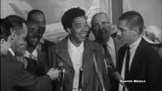Althea Gibson Returns to New York After Victory at Wimbledon (July 9, 1957)