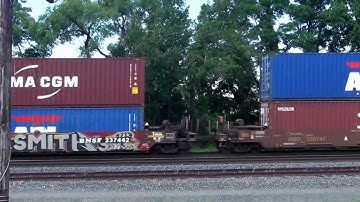 Short Fast CSX Stack Train