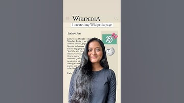 I created Wikipedia page of me!! #wikipedia
