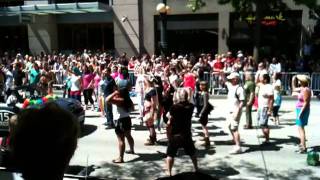 Seattle Pride 2011, Flashmob at Westlake