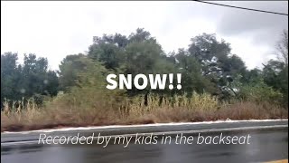 Snow in San Diego |Day 1| Only at 1600 ft elevation | Rare here by Lydia K. 33 views 3 years ago 30 seconds