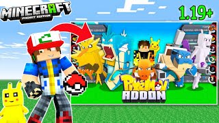 NEW REAL PIXELMON MOD FOR MINECRAFT PE (1.19+) | POKEMON MOD FOR MCPE screenshot 4