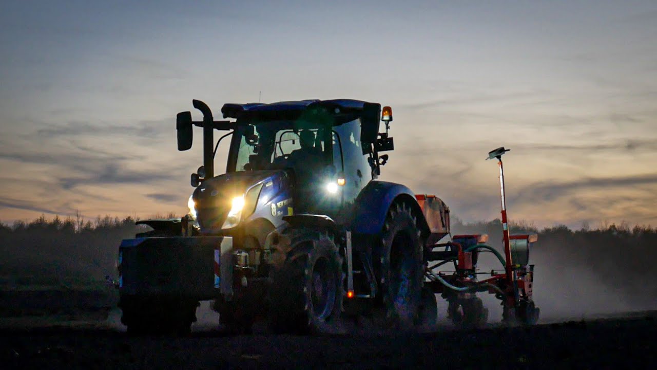 Siew Kukurydzy 2023 | New Holland T6.180 Blue Power & Kubota PP1450V
