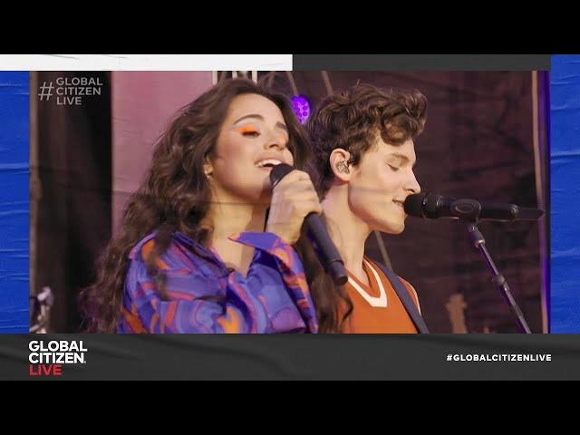 Camila Cabello u0026 Shawn Mendes – Señorita (Live in New York City 2021) | Global Citizen Live class=