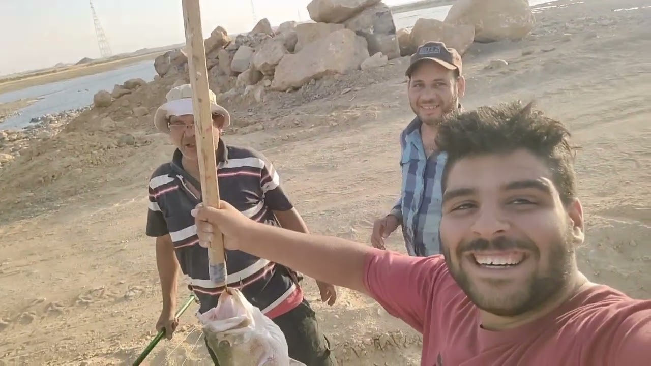 الصيد في المياه العزبه او المالحه بنظام الكاست لا يخلو من الاثارة