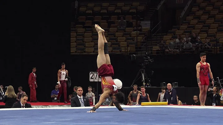 Brandon Briones  Floor Exercise  2018 U.S. Gymnast...