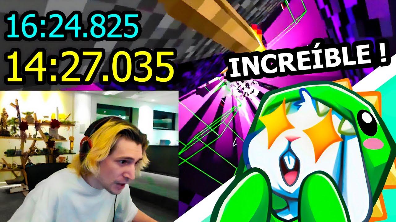 CONTER REACCIONA A I JUST BEAT FORSEN'S MINECRAFT SPEEDRUN RECORD !