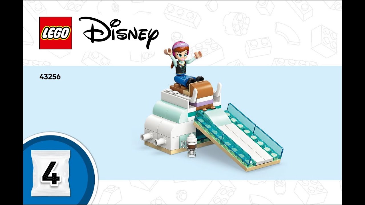 LEGO Disney 43256 - Complete Anna’s Sleigh Adventure Instructions! (Booklet 04 of 4)