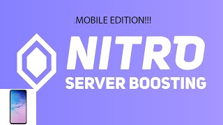 How to Boost a Server and Get Nitro in Discord MOBILE EDITION!!!