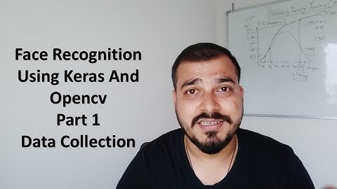 Face Recognition Using Keras And OpenCV- Part 1- Data Collection