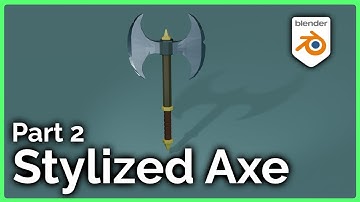 Making a Stylized Axe in Blender 4.5 - Part 2