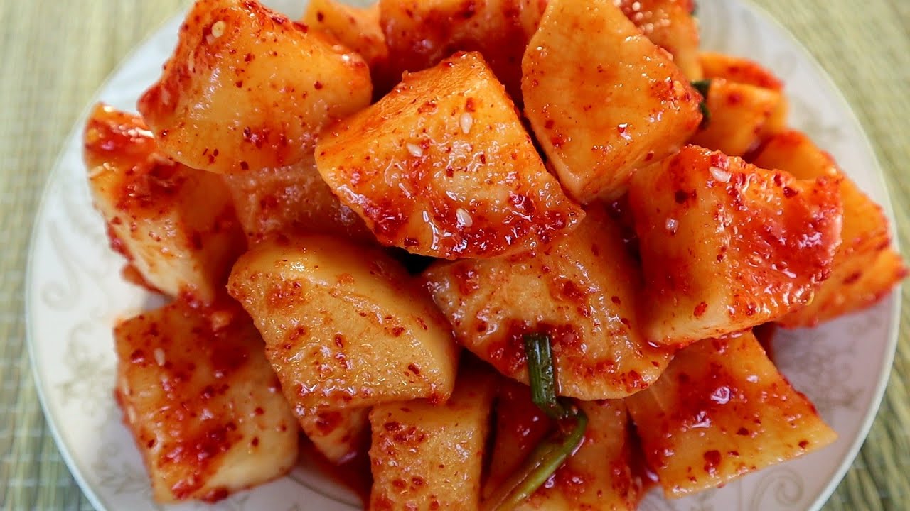 วิธีทำกิมจิหัวไชเท้า (กั๊กดูกิ) แบบเผ็ด