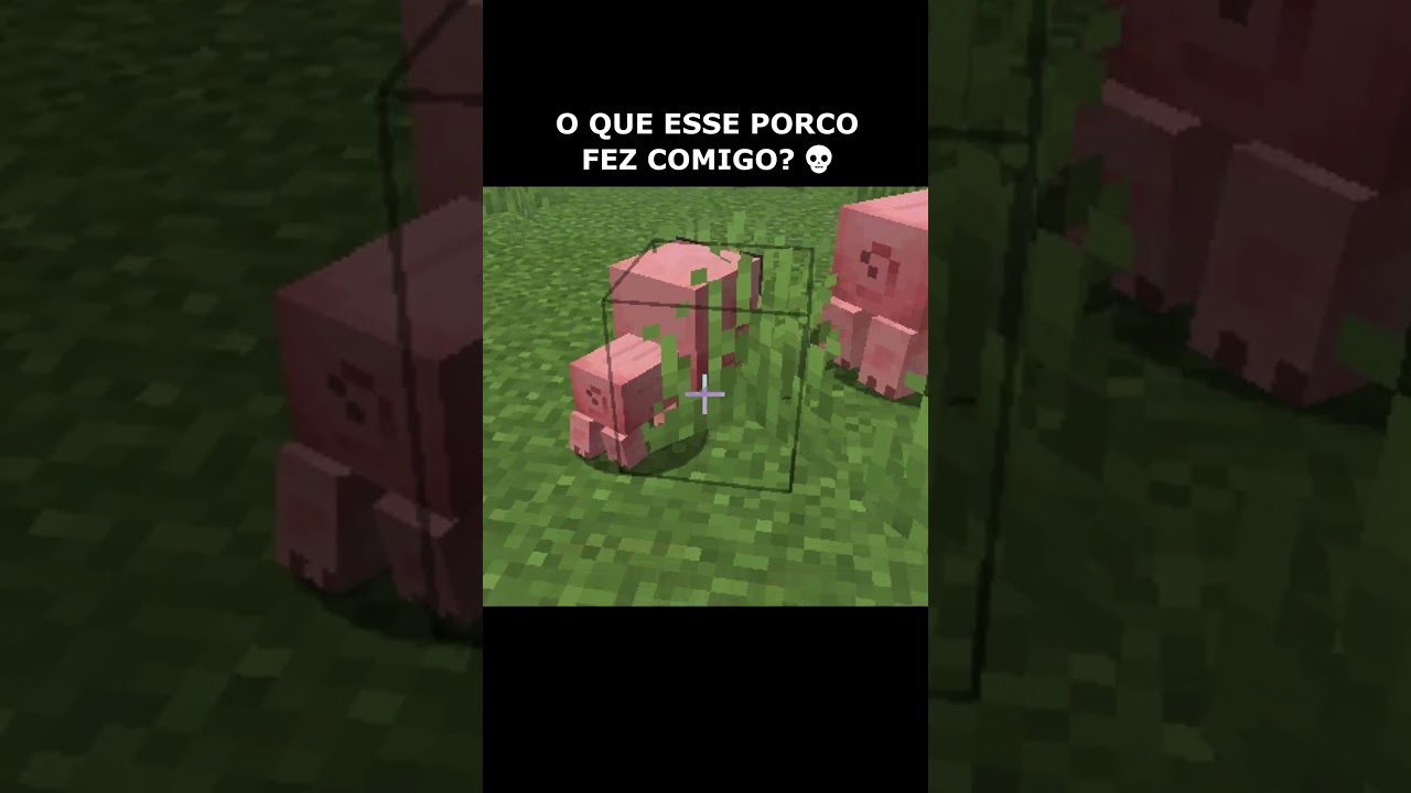 O QUE ESSE PORCO FEZ COMIGO? 💀 #minecraft