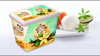 2L rectangular container