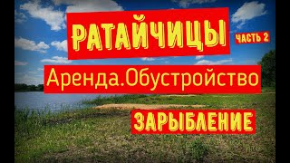 Ратайчицы .Аренда.Обустройство. Зарыбление пруда часть 2