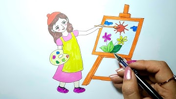 Vẽ Tranh Đề Tài: ƯỚC MƠ CỦA EM  ( Ước mơ trở thành HỌA SĨ ) II Ong Mật Mỹ Thuật #95