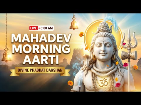 Mahadev Pratah Aarti | Morning Live Darshan from Shiv Anand Ashram