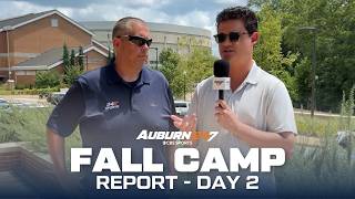 Auburn fall camp report, Day 2