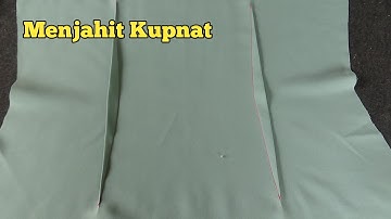 menjahit kupnat