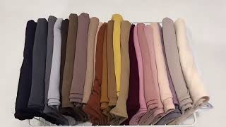 Muslim Women Stretchy Jersey Hijab Plain Cotton Jersey Hijabs Islamic screenshot 4
