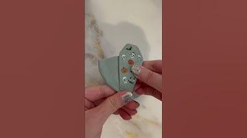 Coffin ⚰️ Polymer Clay Dalgona Cookie #shorts #dalgona #polymerclay