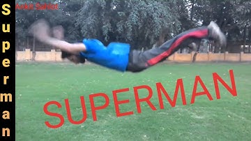 SUPERMAN & BACK CLAP Pushups in slow motion
