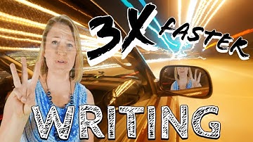 How to Write 3X Faster - Non-Fiction Book Writing Tips