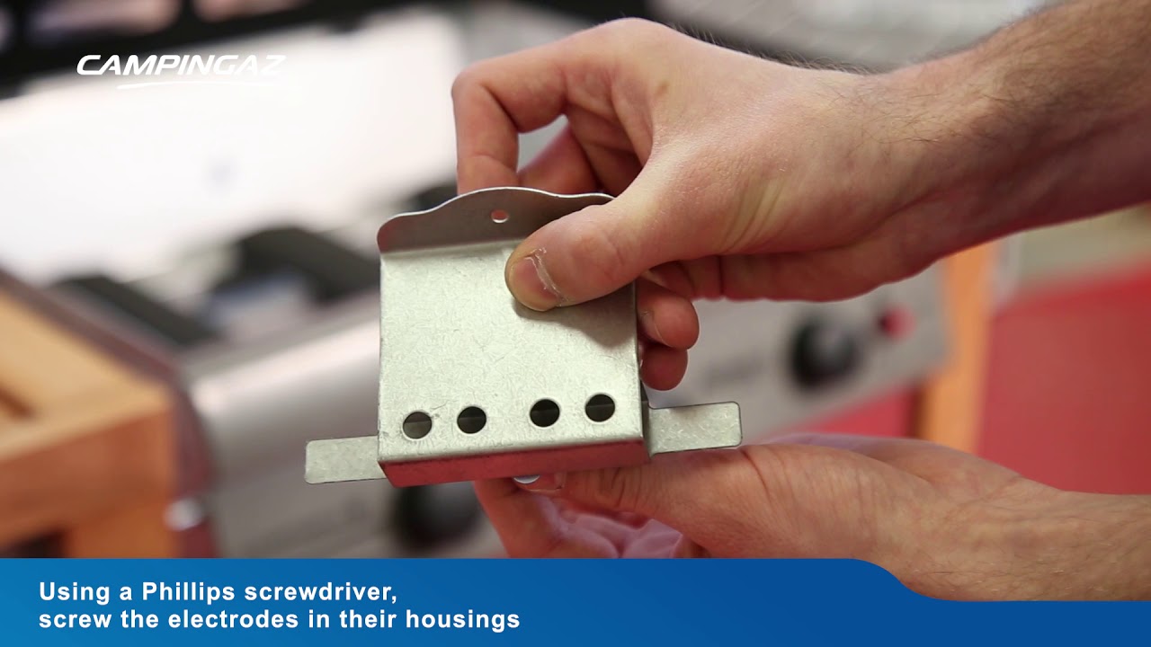 CAMPINGAZ® GAS BARBECUE HOW TO REPLACE A CLIPPED PIEZO WITH 2