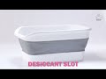Save Space with Our Collapsible Pet Food Container - Food-Grade, Sealed, and Easy to Move!