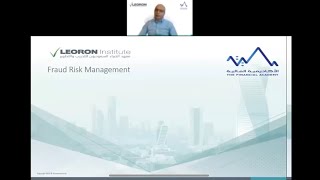 WEBINAR   Fraud Risk Management with Expert Trainer Mohamad Kaissi