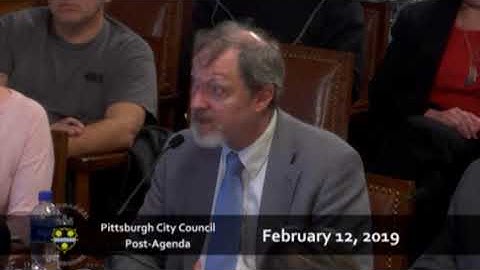 Testimony before Pittsburgh City Council: Universal Background Checks, Red Flag Laws