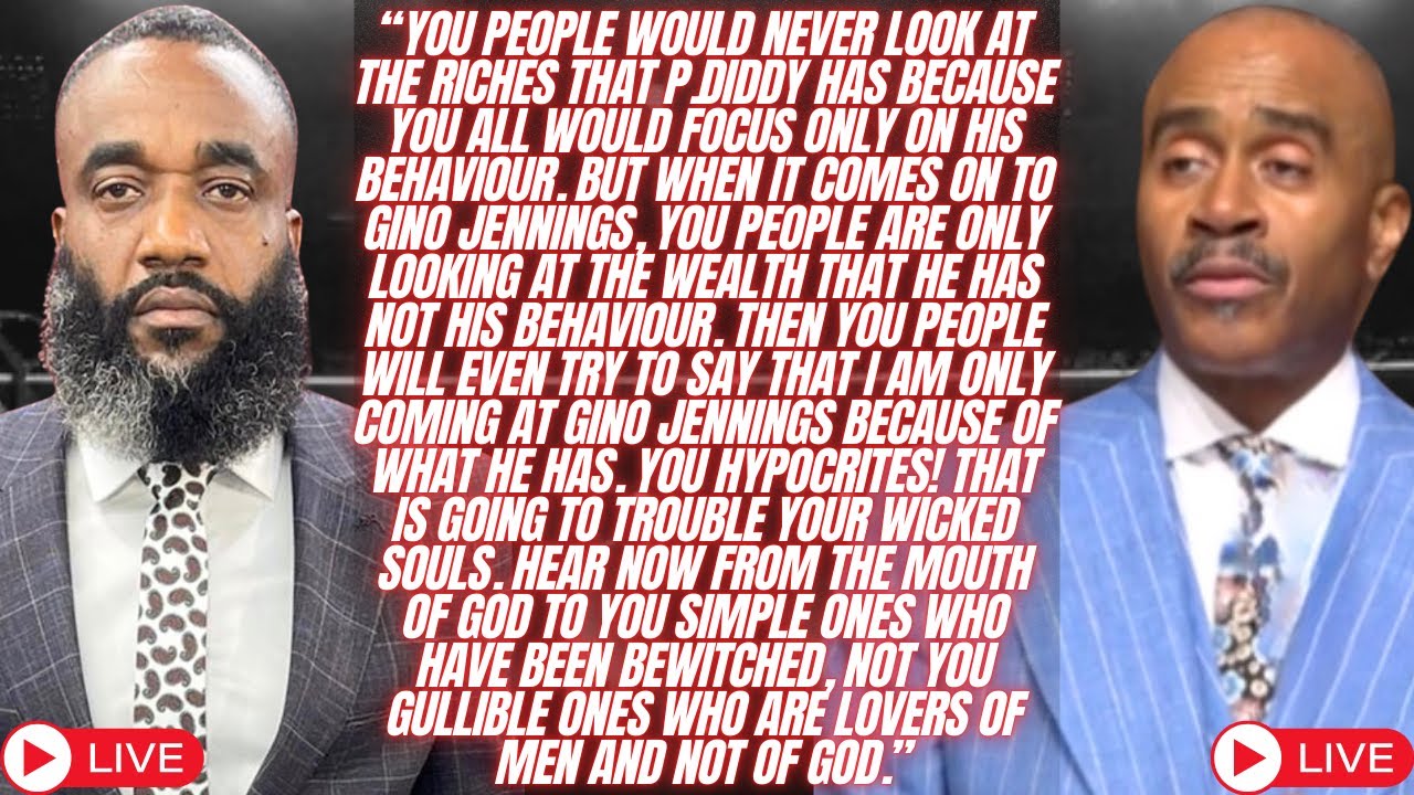 SEE GOD HAS CONSISTENTLY SHOWN YOU PEOPLE THE CONFUSION SPIRIT IN FIRST CHURCH LEADER GINO JENNINGS.