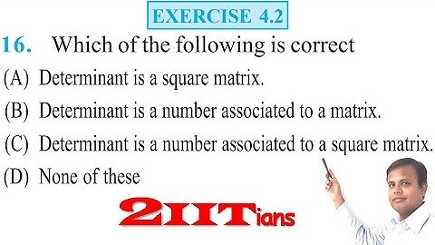 Determinants Exercise 4.2 Q 16 NCERT Class XII | IIT JEE