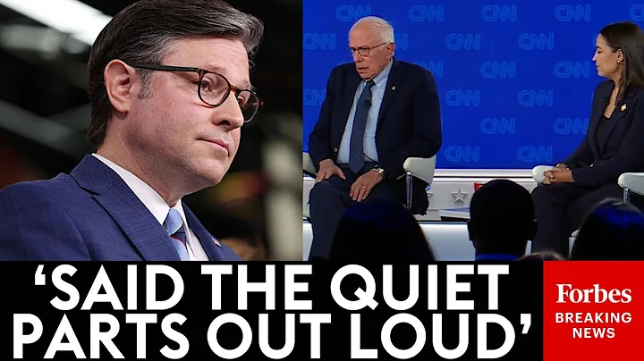 JUST IN: Speaker Johnson Reacts To CNN Town Hall With AOC And Bernie Sanders