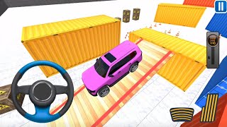 Park Your Cruiser - 3D Car Parking Simulation 2021 - Pink Car 4x4 Driving Parking Mode Gameplay screenshot 1
