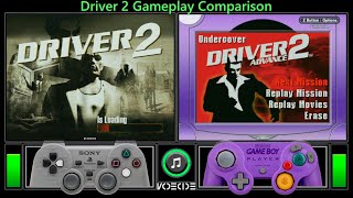 Driver 2 (PlayStation vs GBA) Gameplay Comparison