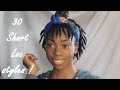 30 Loc styles for short hair