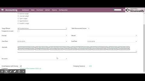 Accounting Dashboard - Odoo