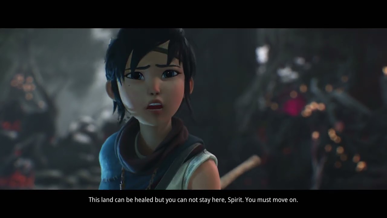 PC HDR: Kena: Bridge of Spirits cut scene HDR 1000 Special K