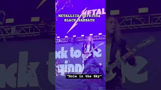 Metallica versionó Hole In The Sky de Black Sabbath en su concierto de despedida