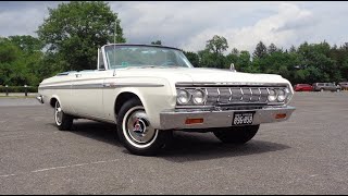 1964 Plymouth Sport Fury Convertible White 426 Street Wedge & Ride - My Car Story with Lou Costabile