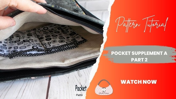 Vinyl Pocket Zipper Pouch | Video Course + Pattern Bundle